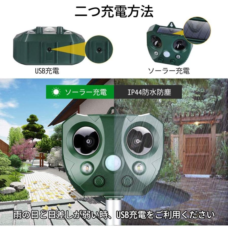 令和2年進化版 猫よけ 動物撃退器 害獣撃退 猫よけ超音波 ソーラー充電 猫撃退 猫退治 モグラ退治 猫よけグッズ 糞被害 鳥害対策 猫除け Ka Keithgem 通販 Yahoo ショッピング