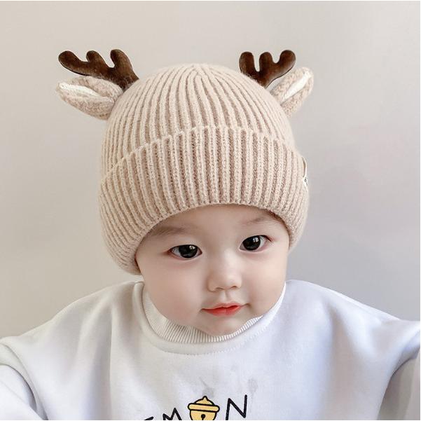 ベビーニット帽 赤ちゃん 女の子 男の子 可愛い耳付き いぬ耳 無地 春 秋 冬 2点セット M Keithgem 通販 Yahoo ショッピング