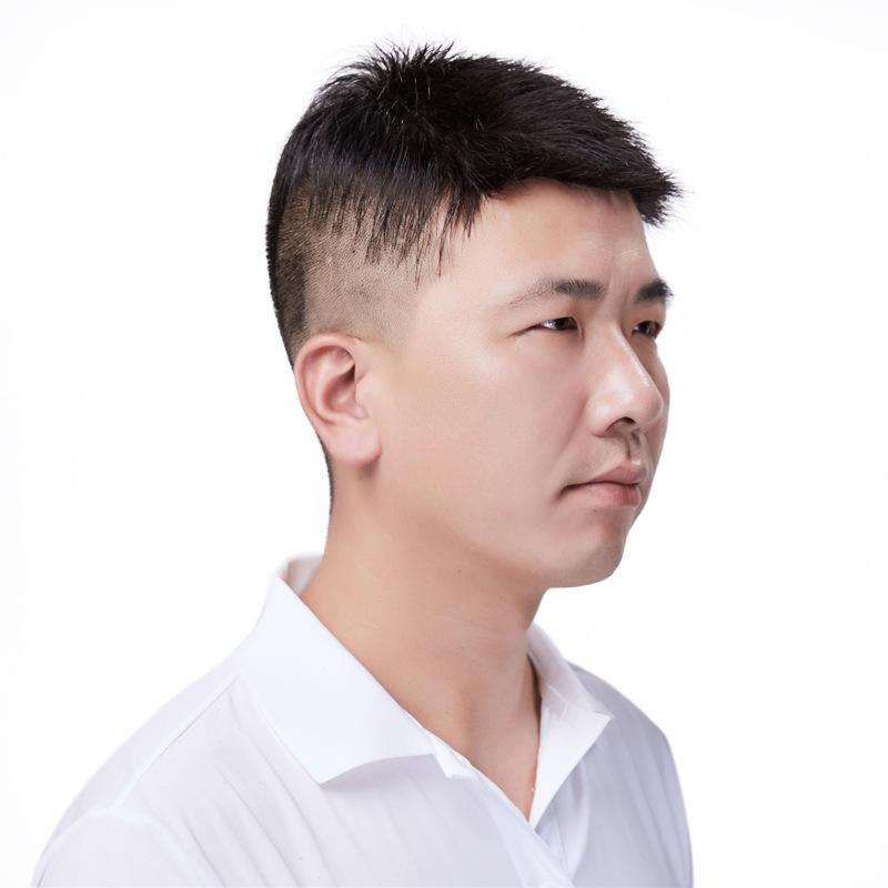 男性用ウィッグ ショート メンズウィッグ 人毛100 ヘアピース 通気性 トップカバー 抗菌 手植え 18 cm Health Inapsleep Com