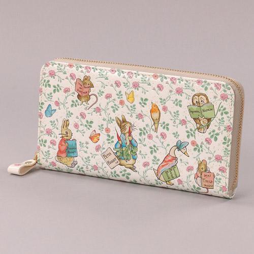 【新品未使用】浅草文庫 レザー ピーターラビット ラウンドファスナー 長財布 ピーターラビット（PETER RABBIT） 浅草文庫 長財布 ラウンド 513-770