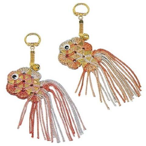 パナミ No 7金魚 開運キーホルダー タカギ繊維 コイン手芸 その他手芸 ハンドクラフト用品 大感謝セール Omctrailers It