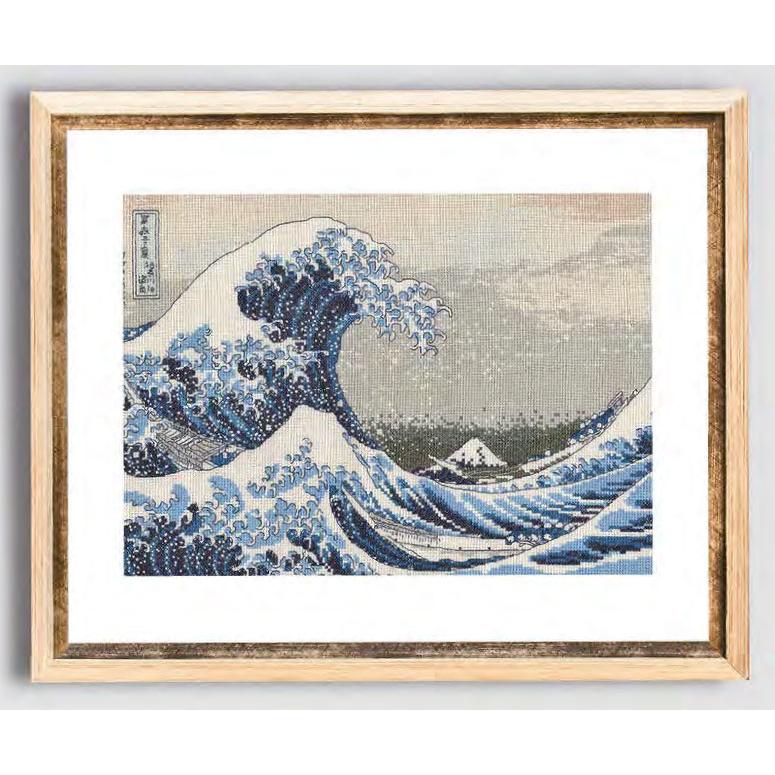 DMC 刺しゅうキット BL1145/RE/73 葛飾北斎「神奈川沖浪裏」 The Great