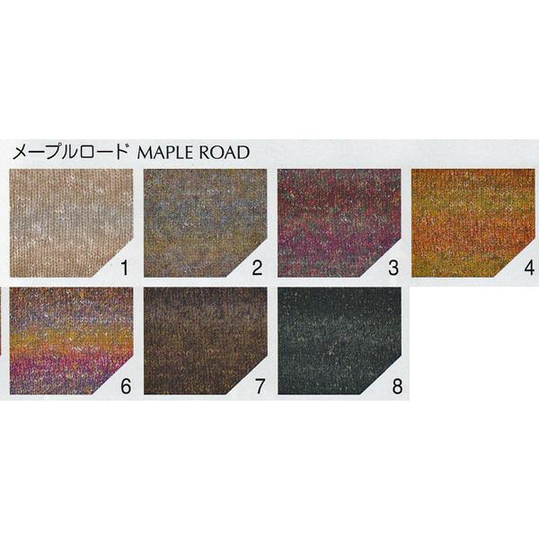 在庫限り　メープルロード オリムパス 【KN】 毛糸 編み物 段染 モヘヤ 並太 |  | 02