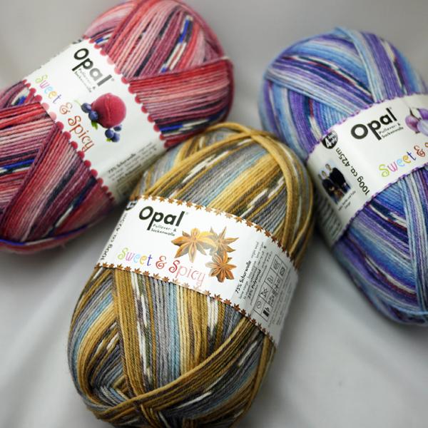 Opal オパール Sweet & Spicy 【KN】 毛糸 100g大玉 ソックスヤーン