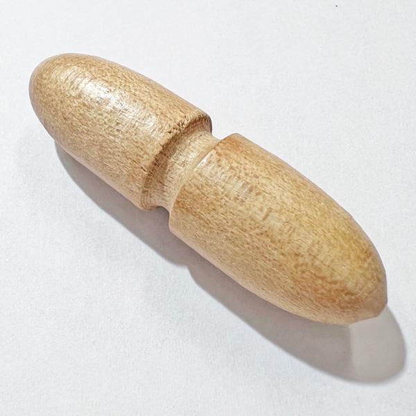 店頭在庫品】トグルボタン 木 ベージュ 09 穴なし 1個売り【KN