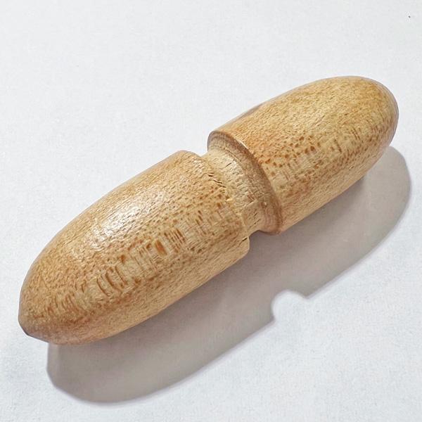 店頭在庫品】トグルボタン 木 ベージュ 09 穴なし 1個売り【KN