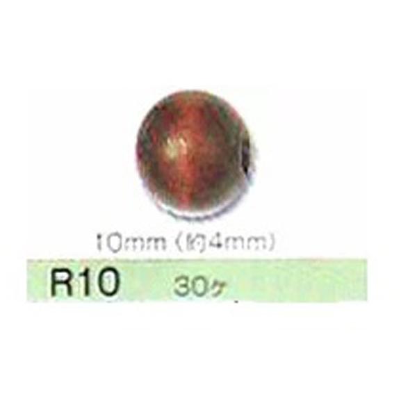 在庫限り ウッドビーズ 10mm(穴径約4mm) R10-1〜R10-m トーホー 【KN】ビーズ 手芸 : 毛糸蔵かんざわ - 通販 ...