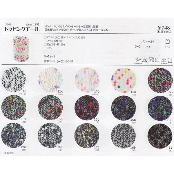 トッピングモール リッチモア Ky サマーヤーン 毛糸 編み物 ポンポン ボンテン Toppingmole 毛糸蔵かんざわ 通販 Yahoo ショッピング