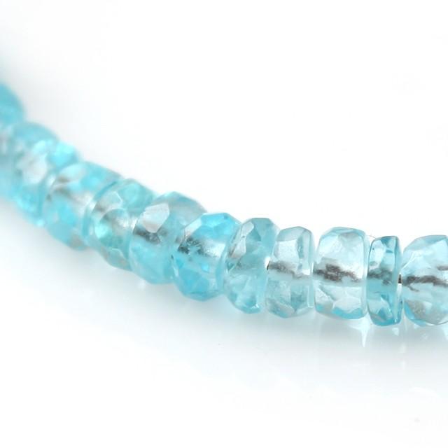 KEIUNDO ブルー アパタイト ボタンカット 14KGF ブレスレット 高級ケース付 レディース |  | 02