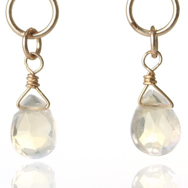 KEIUNDO セイロン ムーンストーン 14KGF ピアス レディース 天然石 高級ケース付 |  | 01