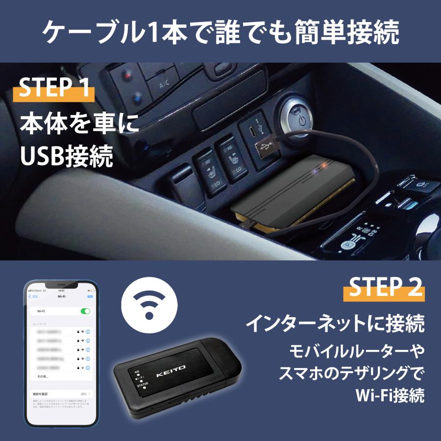 KEIYO公式 APPCAST エーピーピーキャスト CarPlay Ai Box YouTube カーナビ 動画 車 AN-S109｜keiyo-officialshop｜05