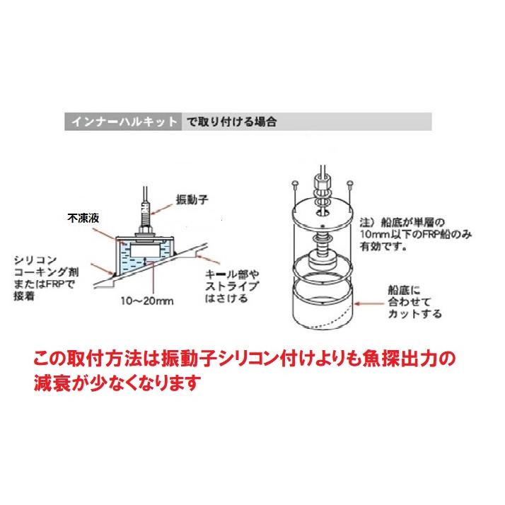 在庫あり HDX-10C 600W インナーハル IH01付 振動子 TD320 クリヤーチャープ魚探搭載 10.4型 GPS魚探 HONDEX ホンデックス｜keiyo3｜05