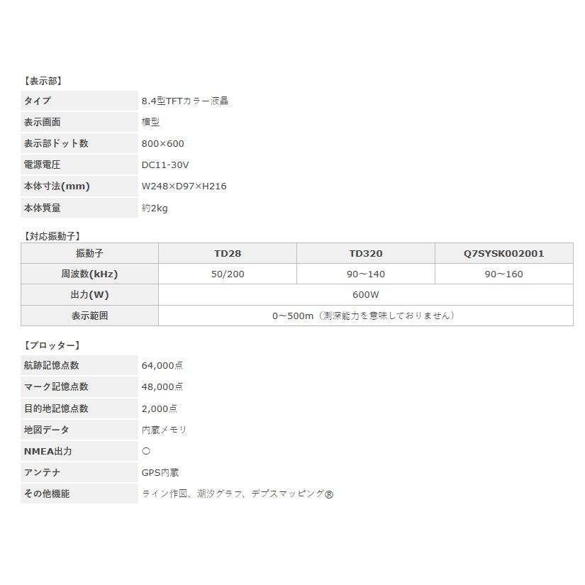魚群探知機 ヤマハ YFH XXV084C-F00i 振動子 TD320 社外品 9軸