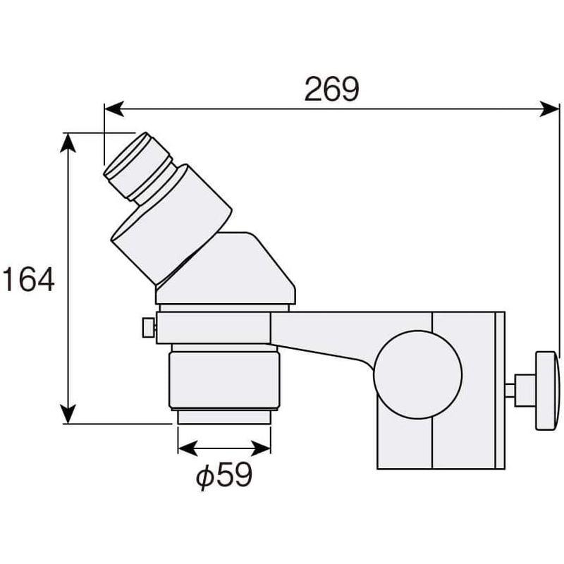 【正規販売店】 ホーザン(HOZAN) 標準鏡筒 レボルバー式顕微鏡鏡筒 倍率:10/20倍 取付支柱径32mmΦ L-514 【EIM7700055437】(27362円)