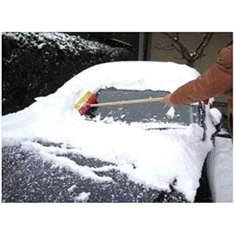2022年のクリスマス2022年のクリスマスコンパル 木製スノーブラシ 100型 1本式 97cm 家庭用除雪用品 キャプテンスタッグ(CAPTAIN STAG) 除雪 雪かき スノーブラシ 除雪ブラシ 車載用 木柄調 UX-1233