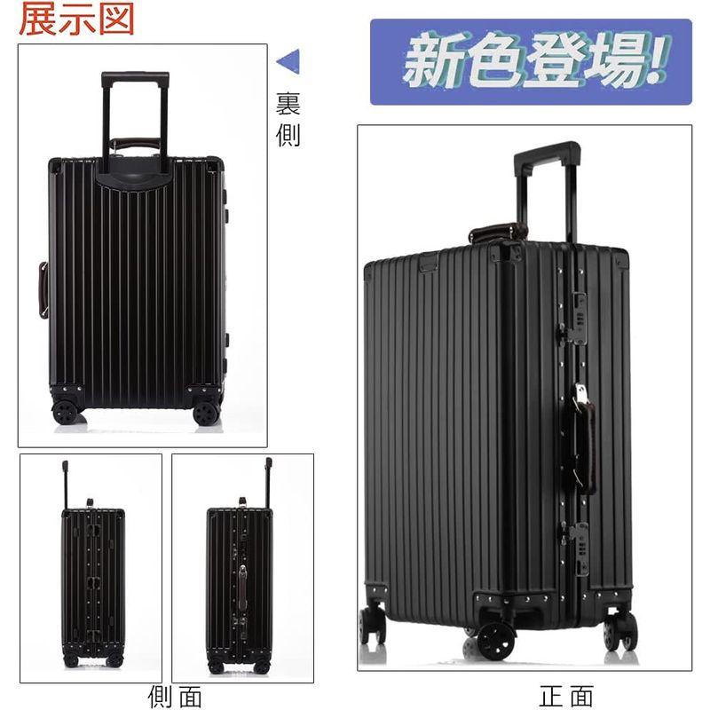 lanbao スーツケース オールアルミ合金 キャリーケース 機内持ち込み 大容量 アルミ合金ボディ TSAロック 静音ダブルキャスター 軽 TSAロック スーツケース オールアルミ合金 キャリーケース 機内持ち込み 大容量 アルミ合金ボディ 静音ダブルキャスター 軽 サイズ 5cm