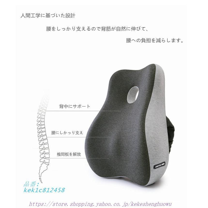 最安値 クッション 腰痛クッション 椅子用 ス 姿勢矯正 低反発 座り仕事 ランバーサポート 長距離運転 Web限定 Www Aqtsolutions Com