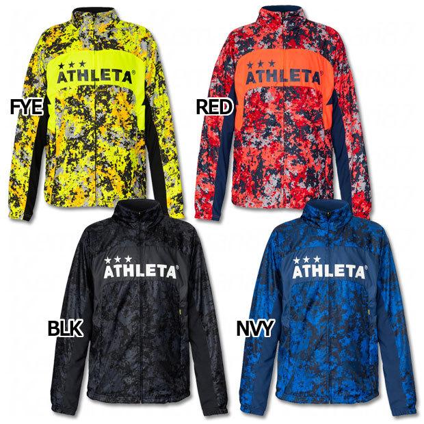 品質保証 ジュニア 付与 裏地付きウインドジャケット ATHLETA アスレタ サッカーフットサルジュニアウェアー02339j