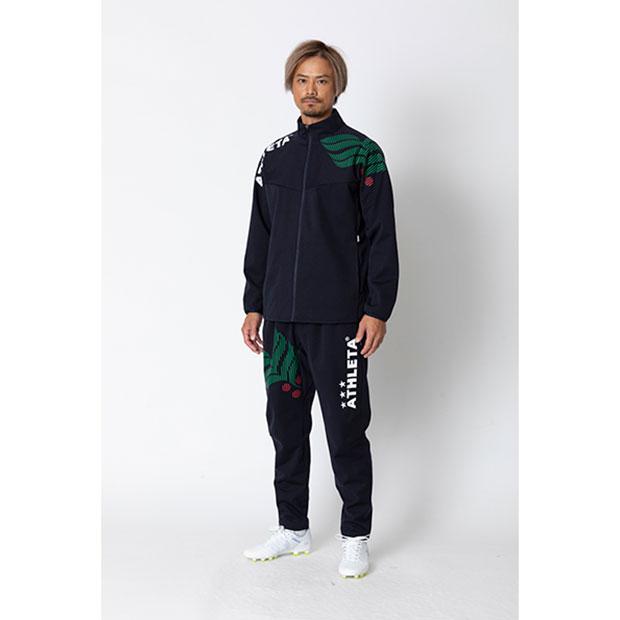美品 アスレタ オーヘイ ストレッチウィンドシェル セットアップ 上下セット ATHLETA（アスレタ） カフェブラウルトラシェルジャケット 【ATHLETA