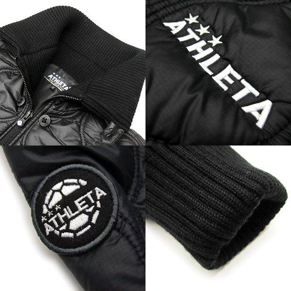 ATHLETA OREI アスレタ　 フード付きキルティングジャケット　美品 ATHLETA（アスレタ） キルティングジャケット 【ATHLETA|アスレタ