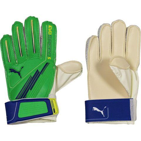 プーマ　キーパーグローブ　エヴォスピード PUMA（プーマ） エヴォスピード 5 ジャスミングリーン×モナコブルー