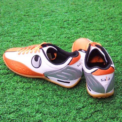 Desporte フットサルシューズ ホワイト オレンジ 26cm uhlsport ティーロ ホワイト×オレンジ 【Uhlsport|ウール