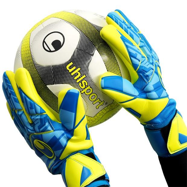 レーダーコントロール アブソルートグリップ ハーフネガティブ　レーダーブルー　【Uhlsport|ウールシュポルト】サッカーフットサルゴールキーパーグ｜kemari87｜07