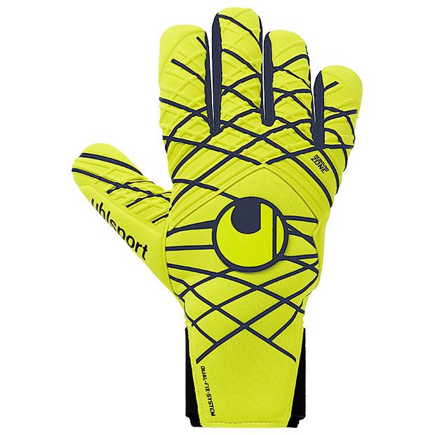 プレディクション エナジー アブソルートグリップ ハーフネガティブ　フローイエロー×ネイビー　【Uhlsport|ウールシュポルト】サッカーフットサル_1