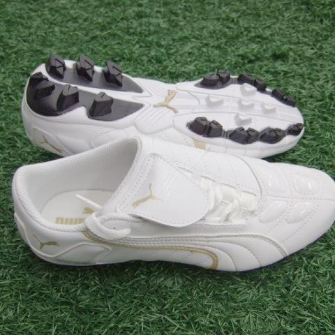 サッカースパイク　プーマV-コンll GCr PUMA v-コン2 GCR HG JR ホワイト×ホワイト×チームゴールド