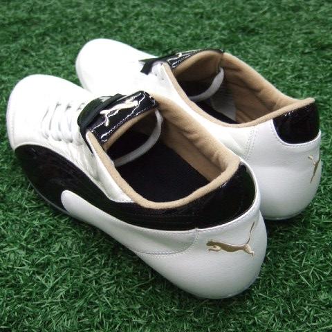 PUMA（プーマ） Exec J DI ホワイト×ブラック×チームゴールド 【PUMA