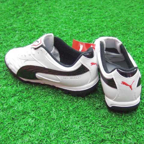 PUMA デルムンド08ワイドTT JR ホワイトパール×ブラック×マーズ