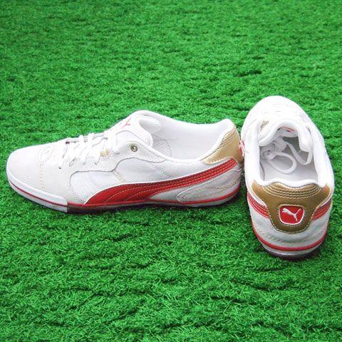 プーマフットサルシューズ新品28㎝ PUMA エシート Vulc サラ ホワイト×ハイ リスク レッド×チーム