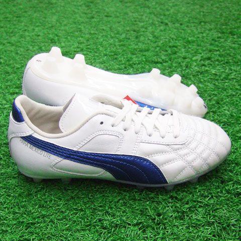 パラメヒコ　ホワイトパール×プーマロイヤル　【PUMA|プーマ】サッカースパイク PUMA パラメヒコ ライト JR ホワイトパール×プーマロイヤル