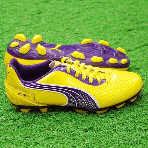 PUMA（プーマ） v5.11 ビブライトイエロー×パラシュートパープル
