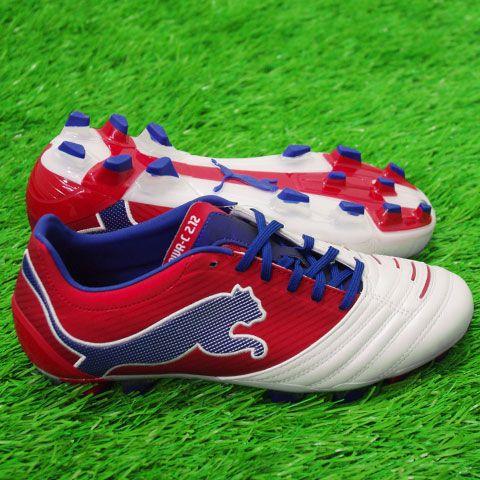 PUMA（プーマ） パワーキャット 2.12 ホワイト×リボンレッド 【PUMA