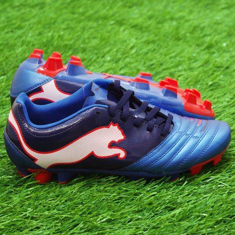 PUMA（プーマ） パワーキャット 4.12 メタリックブルー×ブラック