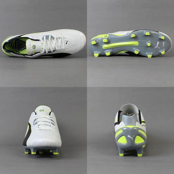 PUMA プーマ キング SL メタリックホワイト×ブラック 【PUMA