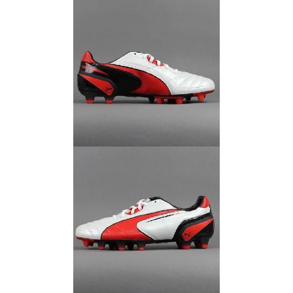 PUMA プーマ キング メタリックホワイト×ハイリスクレッド