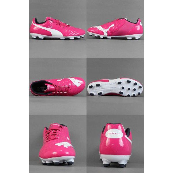 Puma サッカーシューズ シルバー/ブラック/ピンク PUMA プーマ フューチャー アルティメット TRICKS FG/AG(ロング