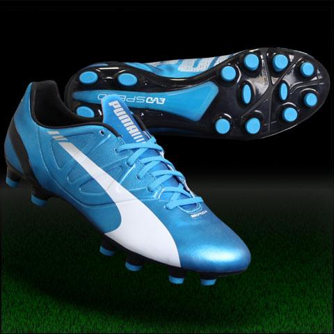 PUMA（プーマ） エヴォスピード 4.3 HG ハワイアンオーシャン×ホワイト