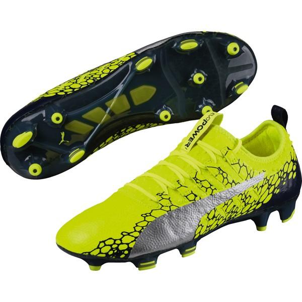 エヴォパワー Vigor 1 グラフィック Fg セーフティイエロー シルバー Puma プーマ サッカースパイク 03 03 Kemari87 Y ショッピング店 通販 Yahoo ショッピング