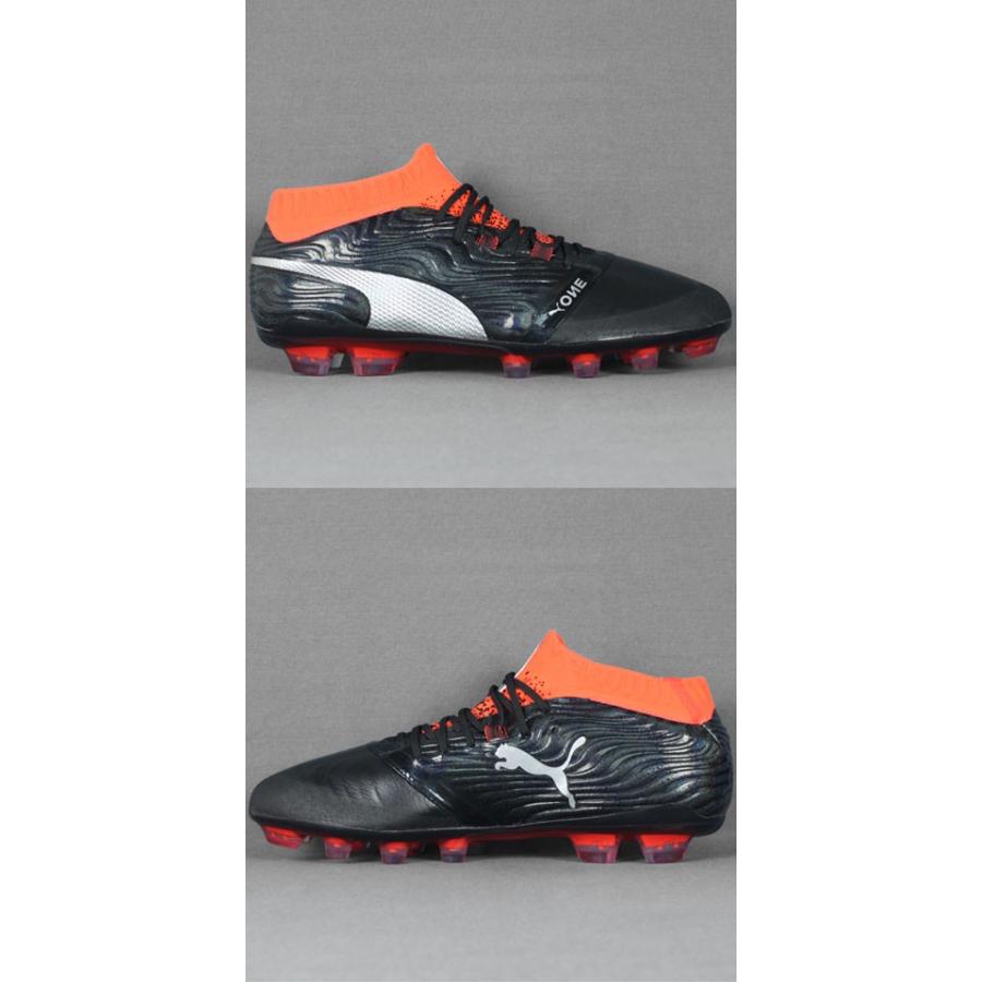 プーマ ワン 18.1 HG　プーマブラック×プーマシルバー　【PUMA|プーマ】サッカースパイク104530-01 | PUMA | 01