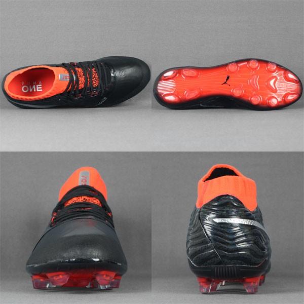 プーマ ワン 18.1 HG　プーマブラック×プーマシルバー　【PUMA|プーマ】サッカースパイク104530-01 | PUMA | 02