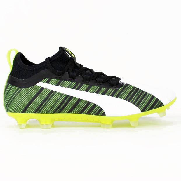 PUMA プーマ ワン 5.2 FG/AG プーマホワイト×イエローアラート