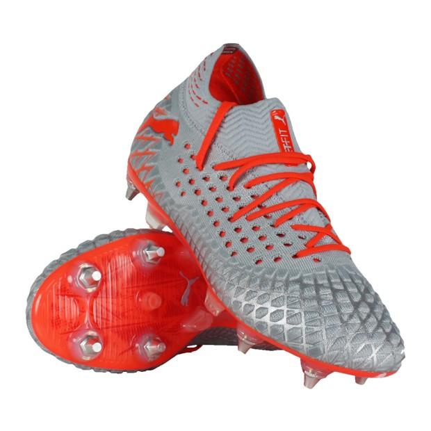 サッカースパイク Puma Future 4.1 Nextfit SG PUMA プーマ フューチャー 4.1 NETFIT CITY(ブラック×サックス