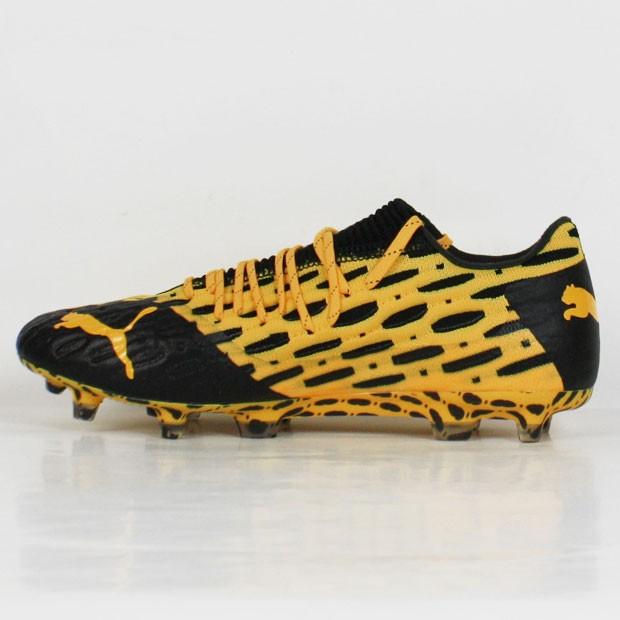 Puma Future 5.1 サッカーシューズ イエロー/グレー PUMA フューチャー 5.1 NETFIT LOW FG/AG ウルトライエロー