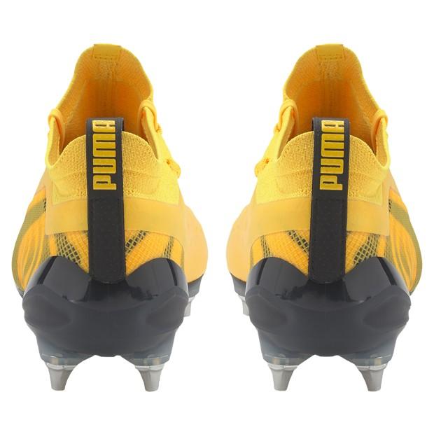 【PUMA】ONE イエロー サッカーフットサルスパイク　取り替え PUMA】ONE イエロー サッカーフットサルスパイク 取り替え