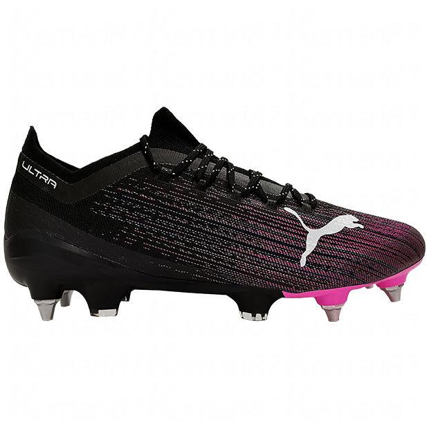 PUMA ウルトラ 1.1 MXSG ブラック×ルミノスピンク 【PUMA|プーマ