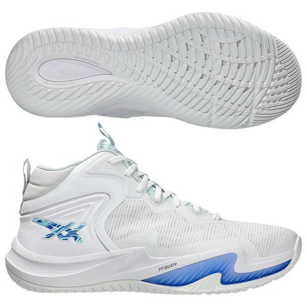 asics - ◎◎asics アシックス バスケットシューズ バッシュ NOVA SURGE 3 ホワイト×ブライトシアン 1061A048-100 NOVA SURGE 3 | WHITE/BRIGHT CYAN | メンズ バスケットボール