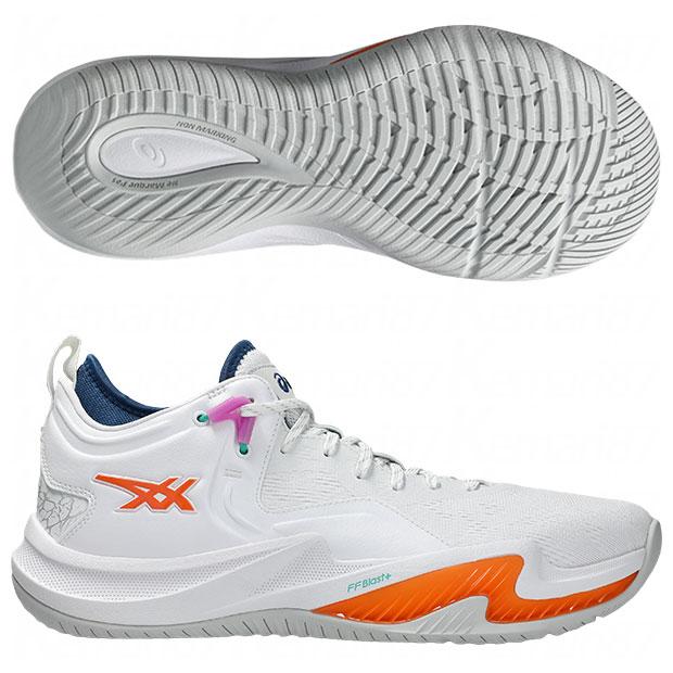 ASICS（アシックス） ノヴァサージ LOW 2 ホワイト×サンピーチ 【asics